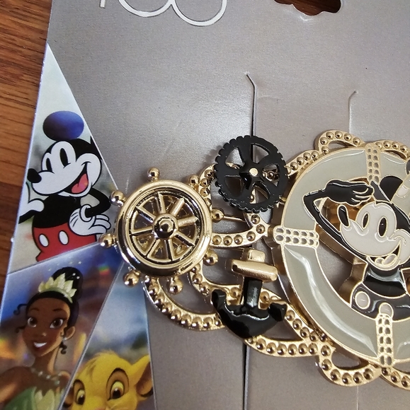 Mickey Steampunk Hair Clip Disney 100 NEW Neon Tuesday - Picture 10 of 10